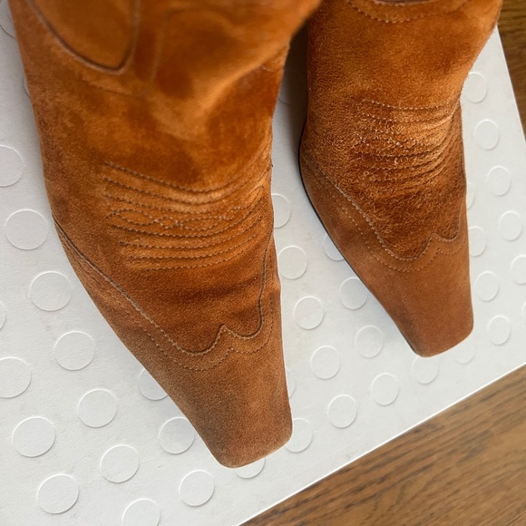 Khaite Dallas Suede Boots Size 37.5 - Picture 10 of 13